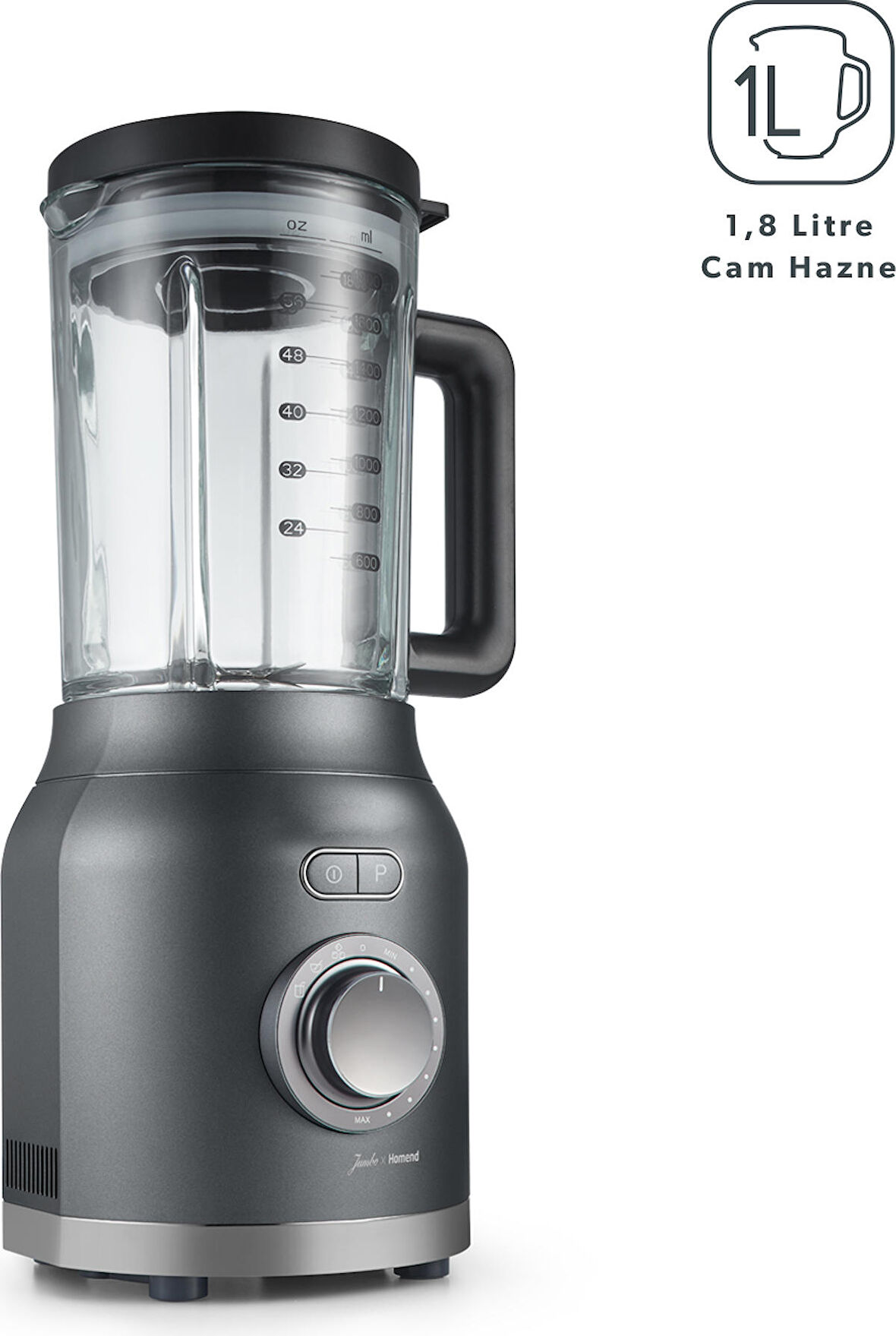 Jumbo x Homend Artfood 4925H Profesyonel Blender Antrasit